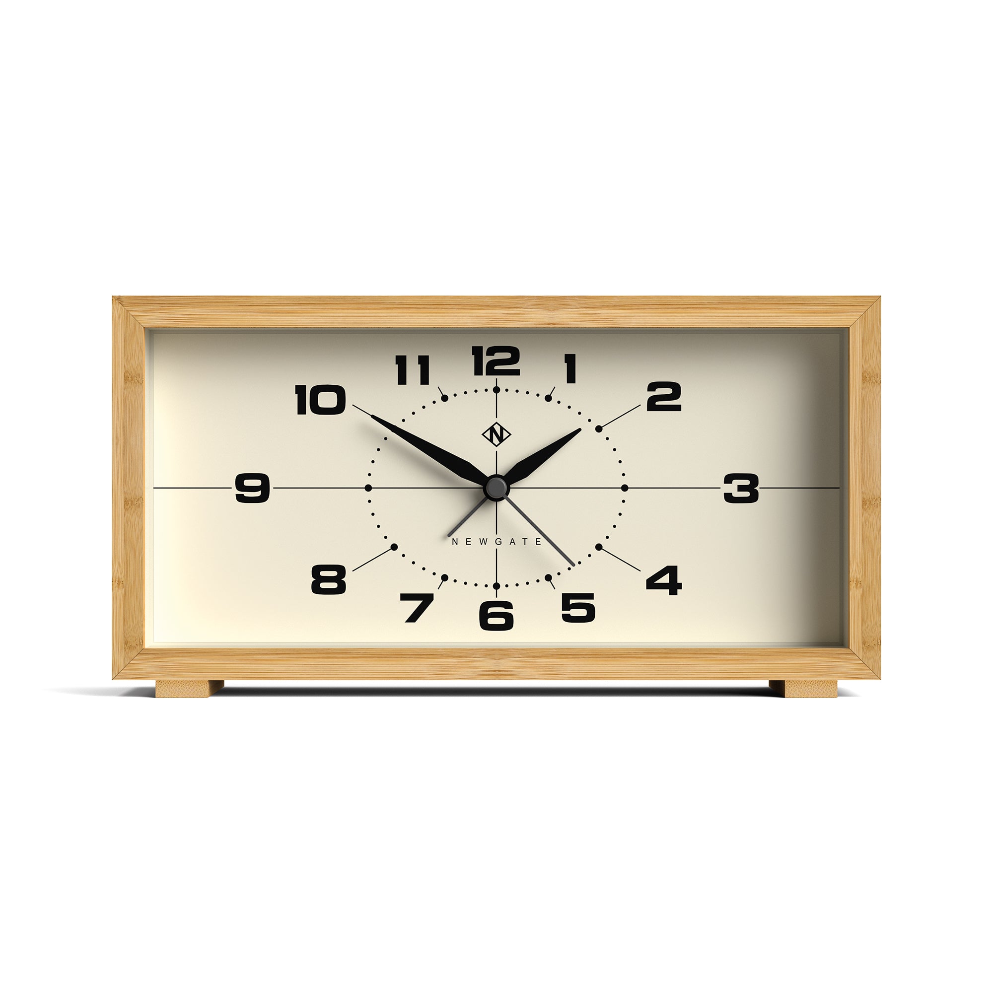 V398-NM-ALMLEM453LB-202503211805-00 Newgate Lemur Alarm Clock - Retro-Inspired Arabic dial - Image 1