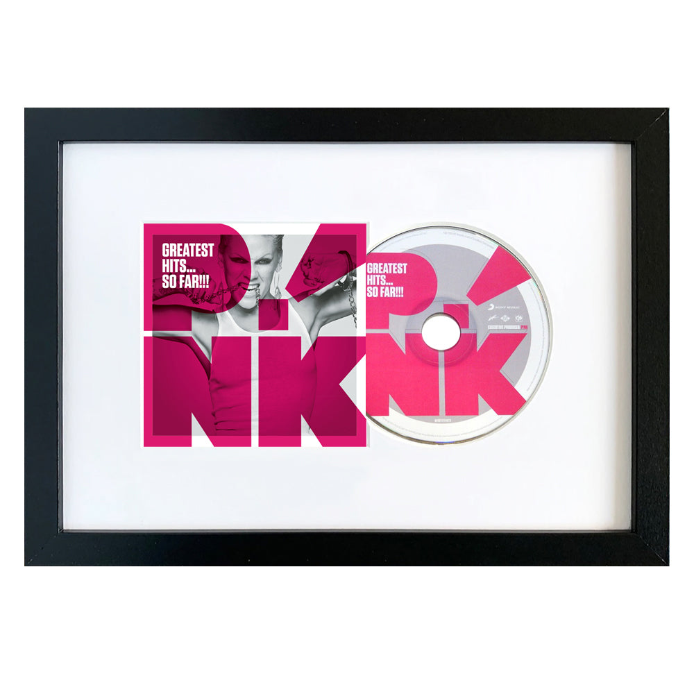 V398-SM-19075855342-FD-202503131917-00 P!Nk-Greatest Hits...So Far!!! CD Framed Album Art - Image 1