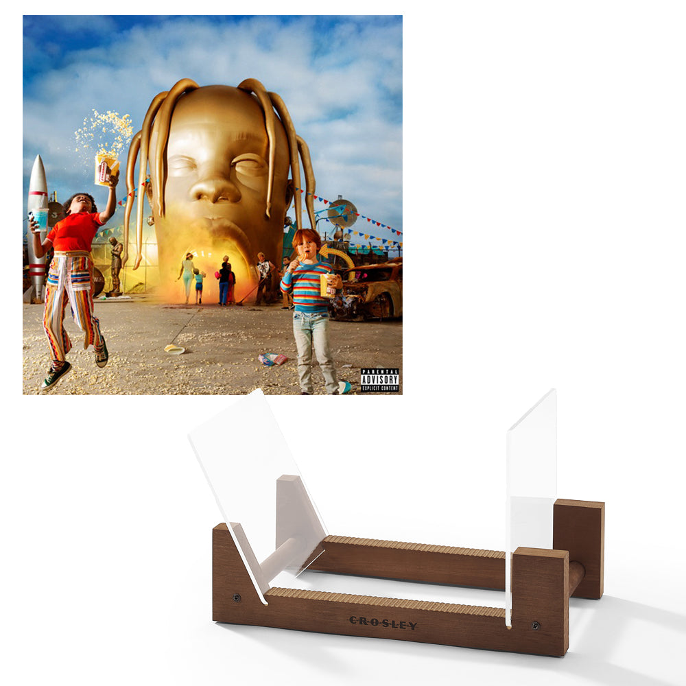V398-SM-19075888361-BS-202503071806-00 Travis Scott Astroworld Vinyl Album & Crosley Record Storage Display Stand - Image 1