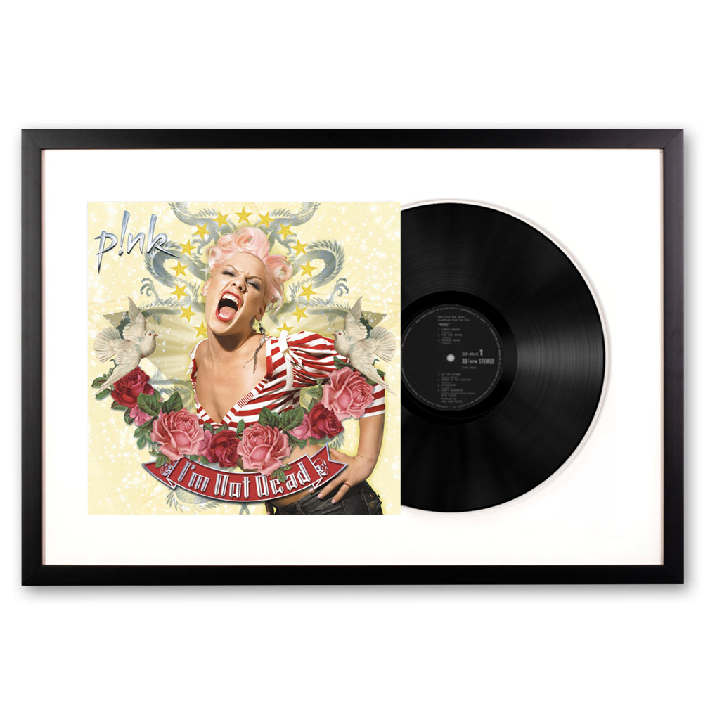 V398-SM-19075947061-FD-202503071806-00 Framed P! nk I'm Not Dead Vinyl Album Art - Image 1