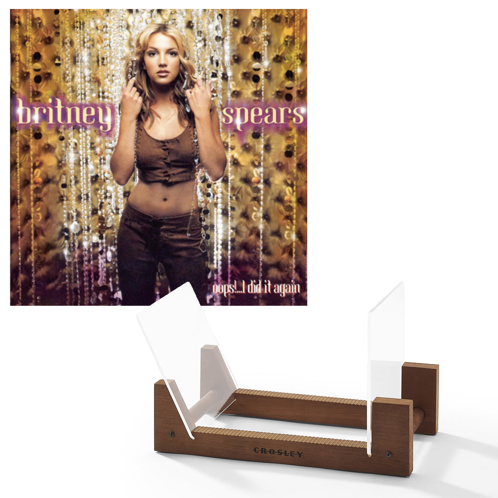 V398-SM-19439753211-BS-202506231844-00 Britney Spears Oops!...I Did It Again Vinyl Album & Crosley Record Storage Display Stand - Image 1