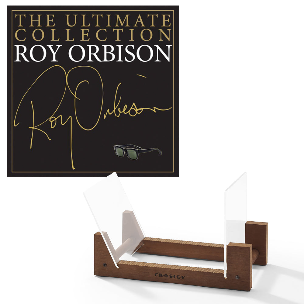 V398-SM-88985379991-BS-202506231845-00 Roy Orbison The Ultimate Collection Vinyl Album & Crosley Record Storage Display Stand - Image 1