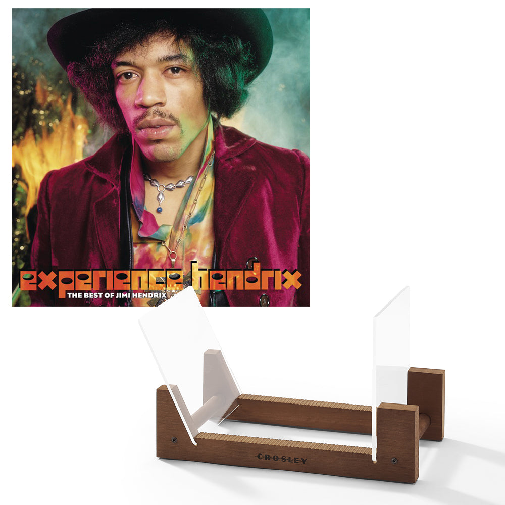V398-SM-88985447871-BS-202504111850-00 The Jimi Hendrix Experience Experience Hendrix: The Best Of Jimi Hendrix Vinyl Album & Crosley Record Storage Display Stand - Image 1