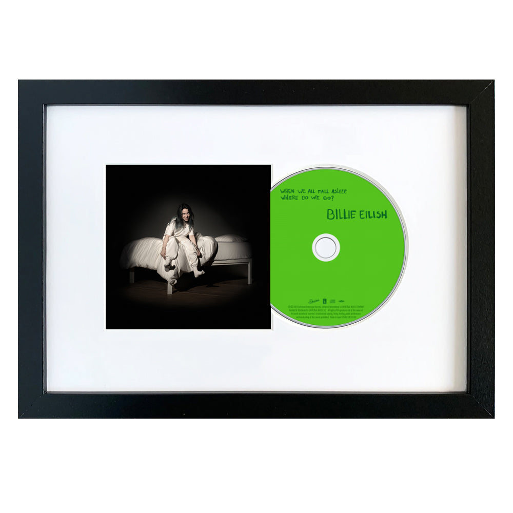 V398-UM-0855651-FD-202507031242-00 Billie Eilish - When We All Fall Asleep Where Do We Go - CD Framed Album Art - Image 1