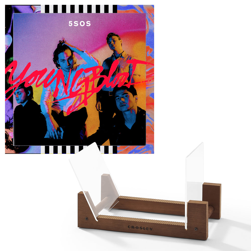 V398-UM-6748225-BS-202506190525-00 5 Seconds Of Summer Youngblood - Vinyl Album & Crosley Record Storage Display Stand - Image 1