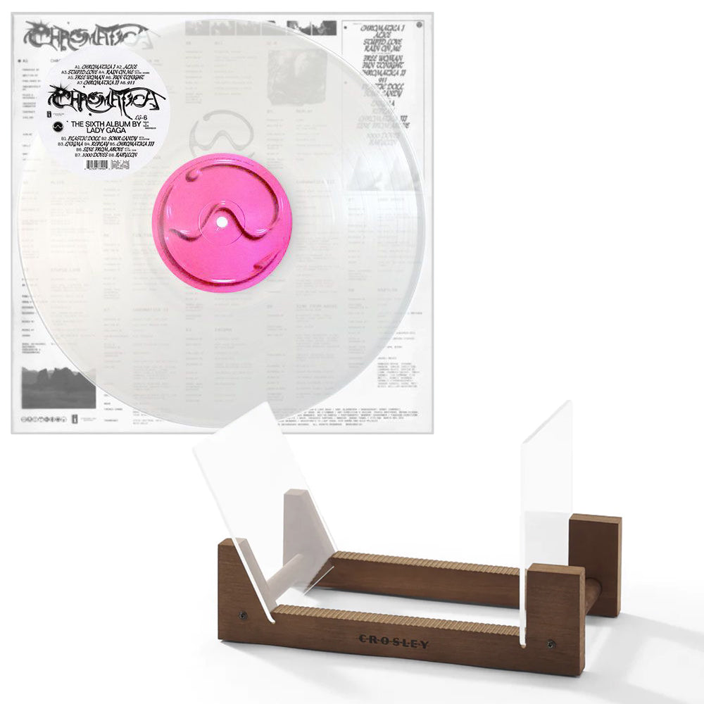 V398-UM-878904-BS-202506231857-00 Lady Gaga Chromatica - Vinyl Album & Crosley Record Storage Display Stand - Image 1