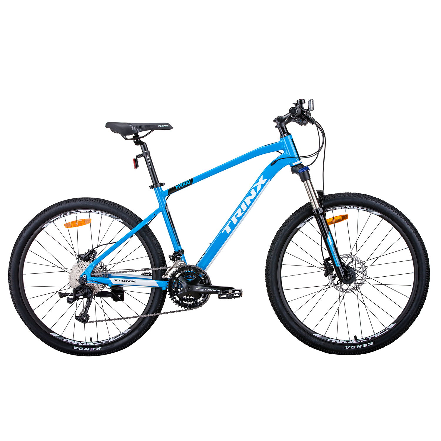 V406-M1000_17_BLUE-89603-00 Trinx M1000 Mountain Bike Ltwoo 30 Speed MTB 17 Inches Frame Blue - Image 1