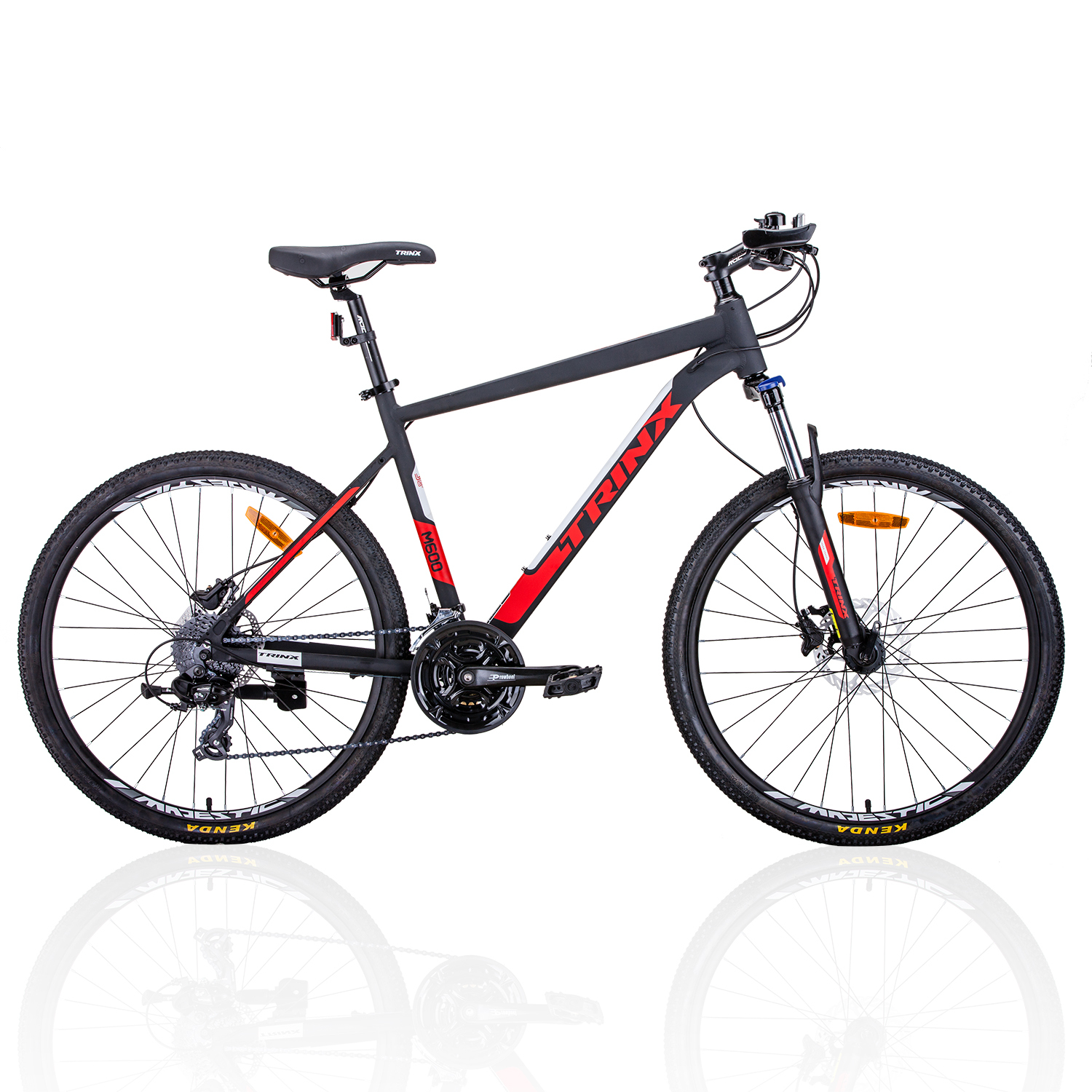 V406-M600_21_RED-89633-00 Trinx M600 Mountain Bike 24 Speed MTB Bicycle 21 Inches Frame Red - Image 1