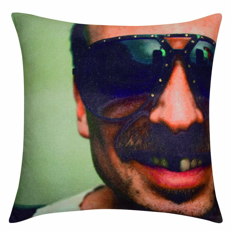 V416-445178DE-77308-00 Blaze Toothless Dude Face with Sunglasses Cushion Cover - Image 1
