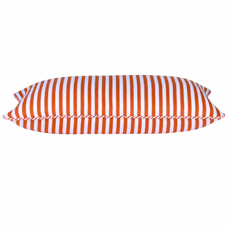 V416-446150Y20-77292-00 Dandi Orange & White Cushion Cover - Image 1