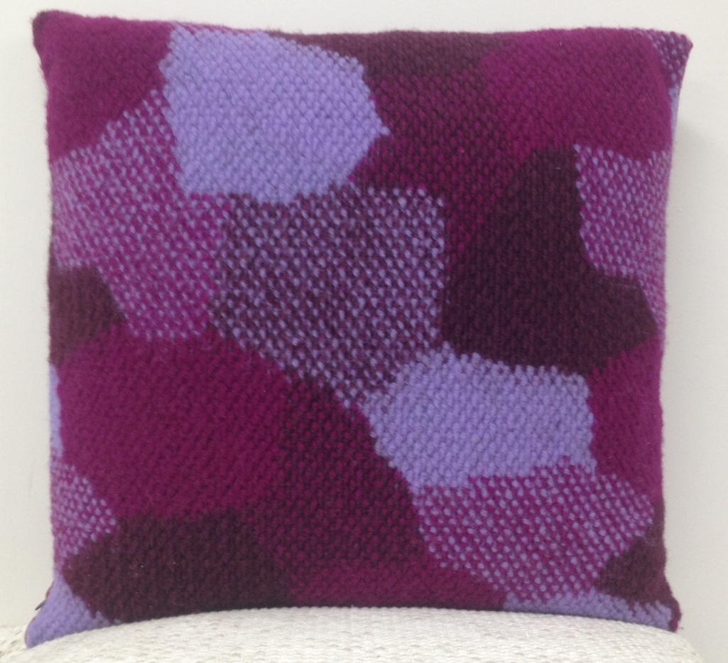 V416-455288F10-142063-00 Giovanni Fuchsia Purple Cushion Cover Made In Europe - Image 1