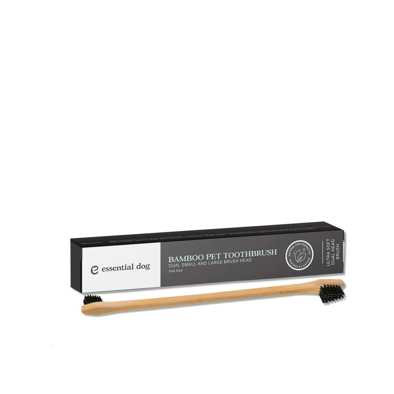 V422-TP-1-183520-00 Bamboo Pet Dual Side Dog Toothbrush - Image 1