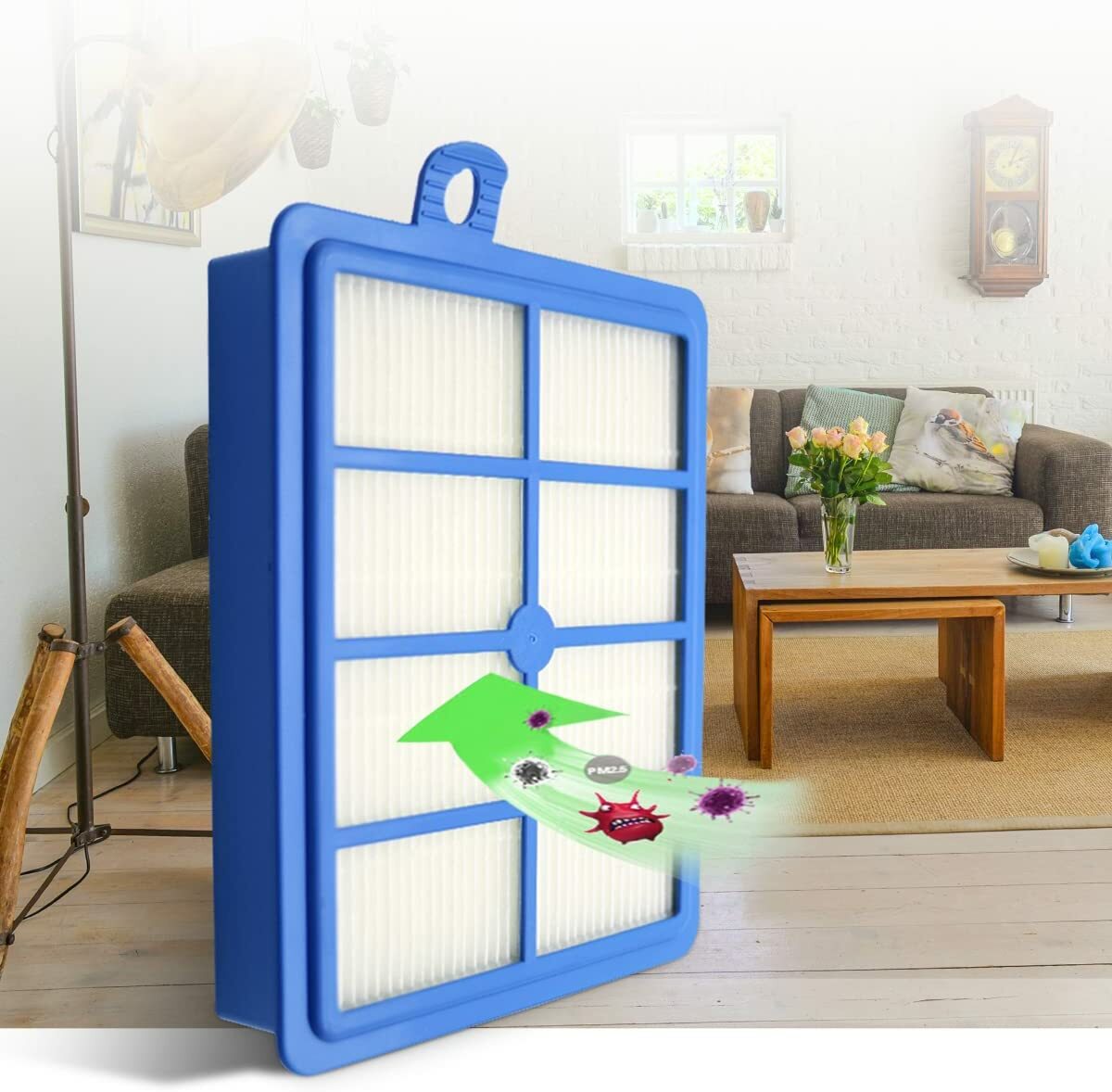 V424-KIT-FILTSX3-95333-00 3 X HEPA filters for Electrolux, Volta, Wertheim, Phillips, AEG & Tornado - Image 1