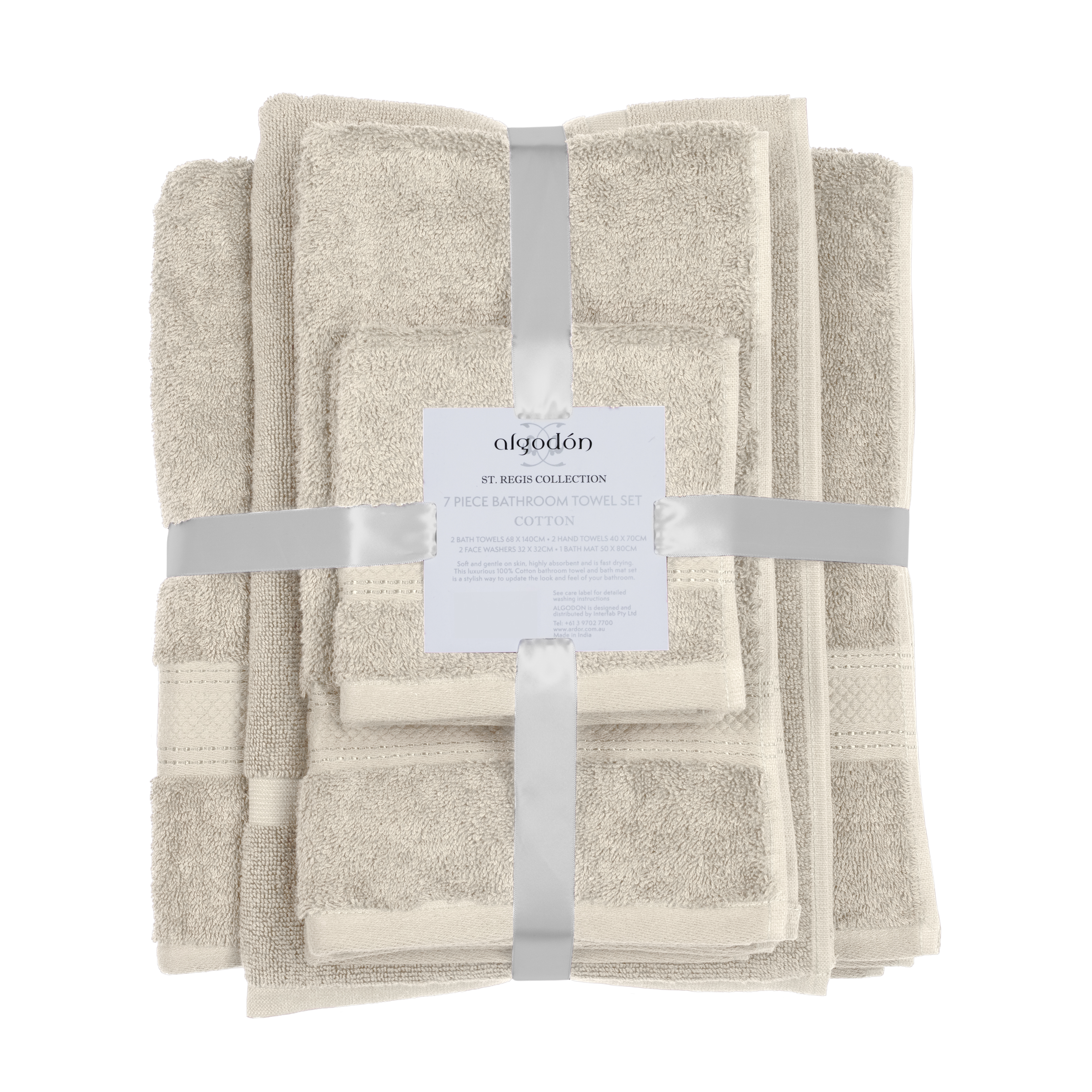 V441-TP4604STO7PC-90487-00 St Regis Collection TOWEL PACK - 7PC - 7 PACK - Image 1