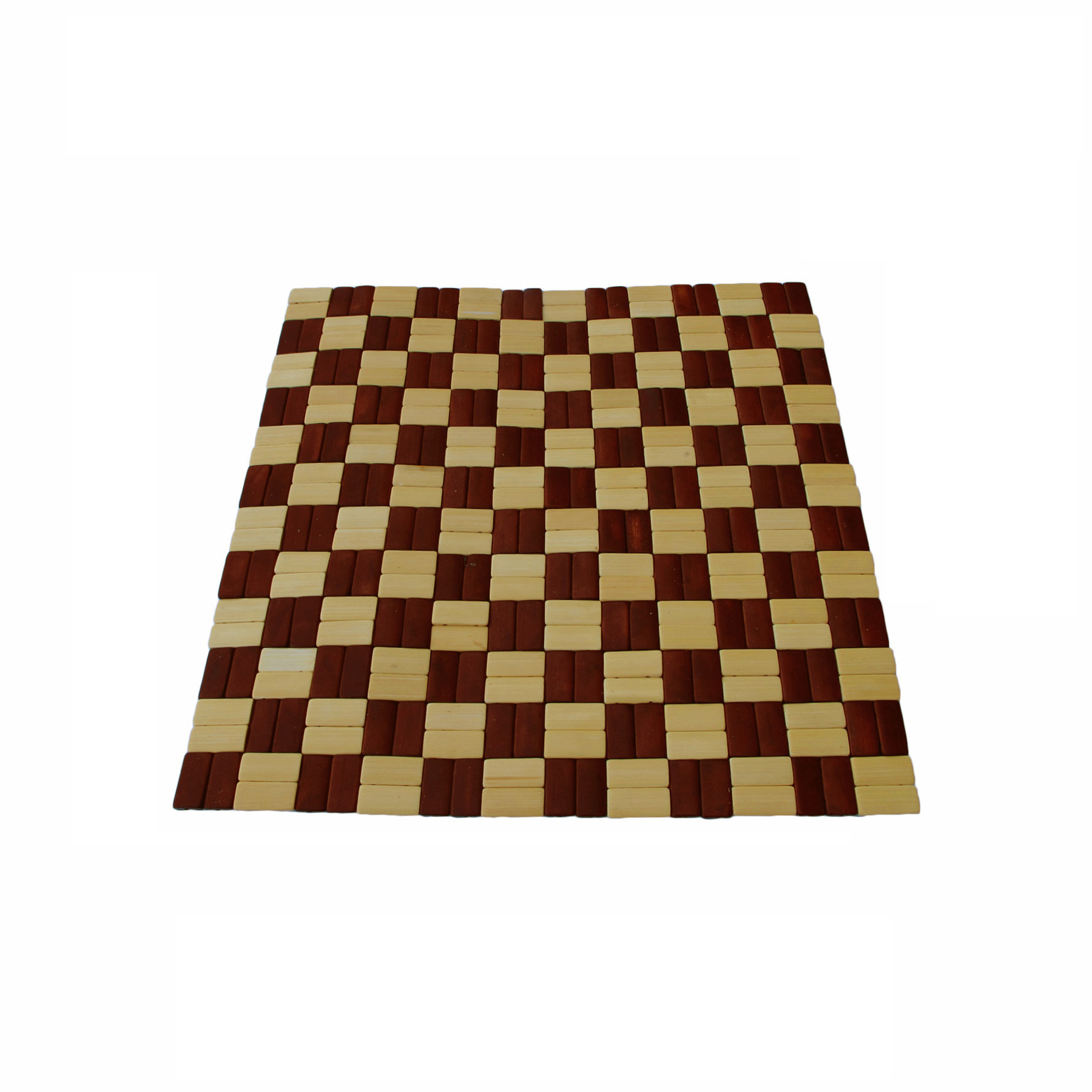 V442-ABR-CHAIRCU-BAMBOO-BROWN-SQ-96319-00 Choice Set of 4 Bamboo Chair Seats - Image 1