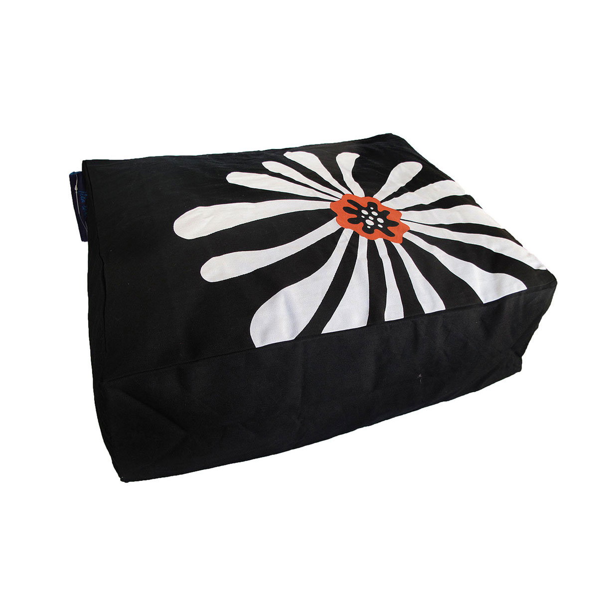 V442-ABR-MISC-PETBEDCOVERS-BLACK-SH-96824-00 Heavy Duty Pure Cotton Pet Dog Bed Cover Small Black - Image 1