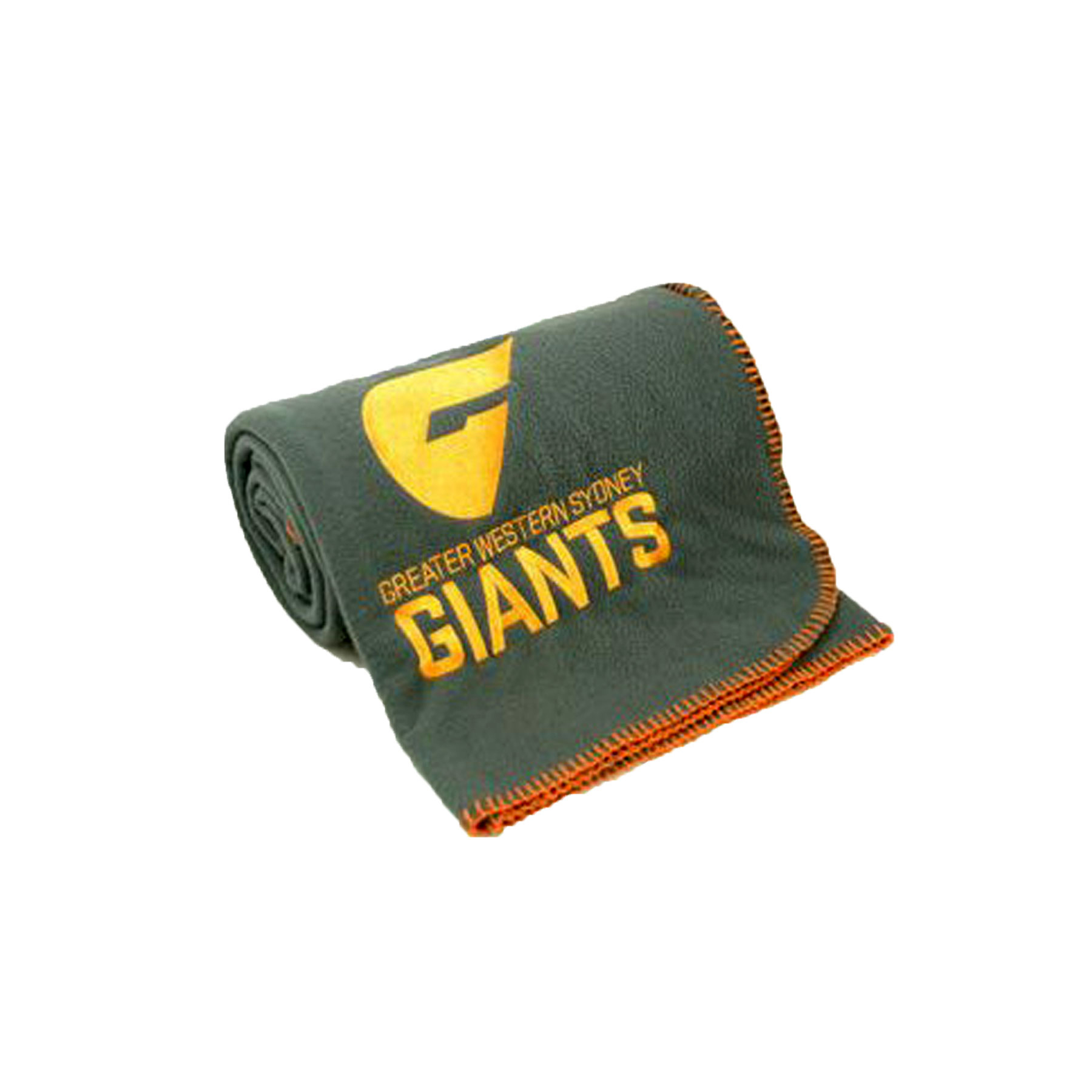 V442-ABR-THROW-GWSGIANTSEMB-GREY-RE-96462-00 AFL Licensed Polar Fleece Throw GWS Giants Embroidered - Image 1