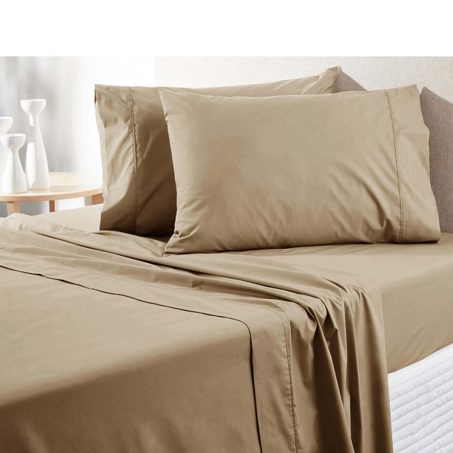 V442-ATX-SHEETS-300TC-LATTE-QS-202503241652-00 300TC Pure Cotton Sheet Set Queen Latte - Image 1
