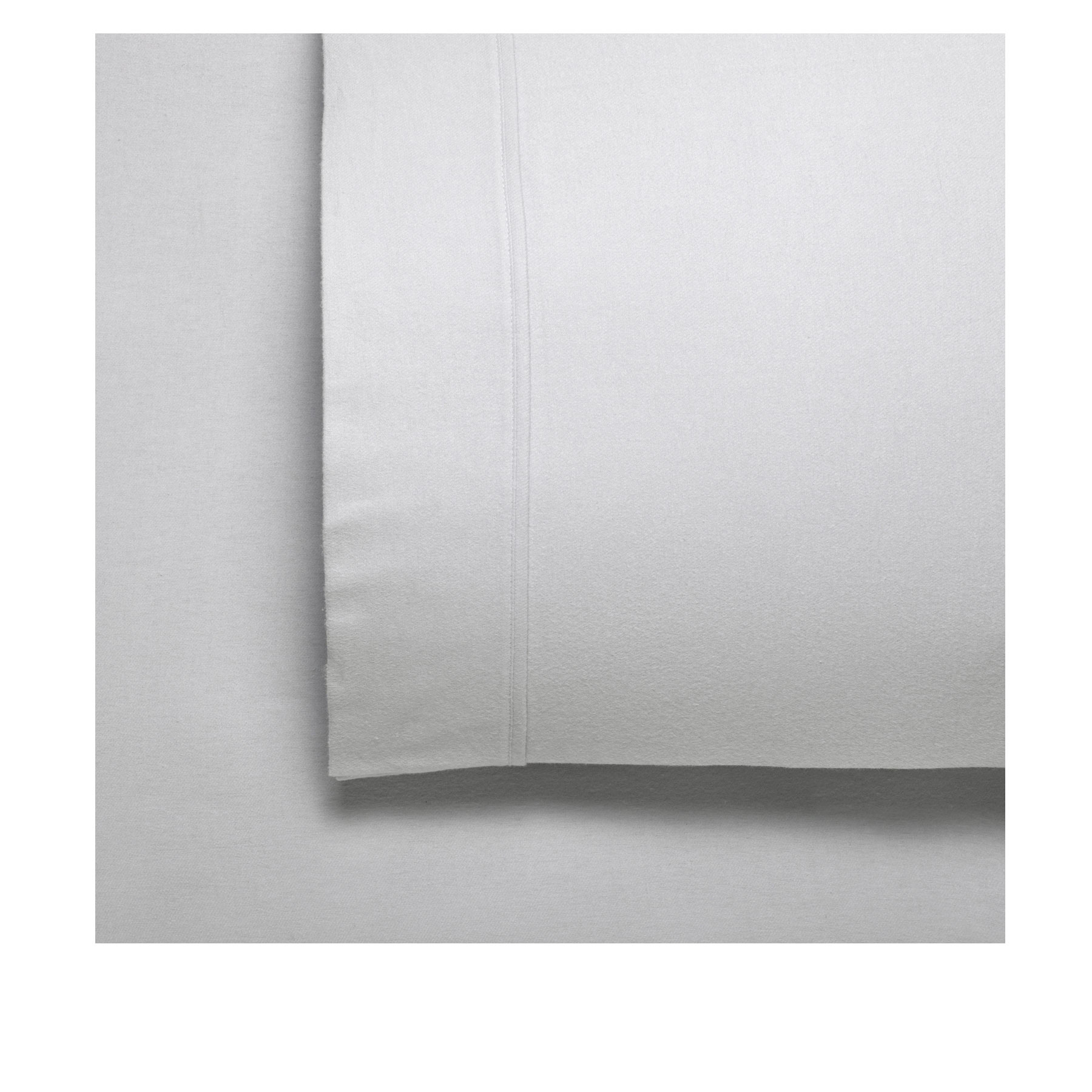 V442-BCA-SHEETS-FLETCHER-SILVER-KI-202709-00 Bianca Fletcher Flannelette Cotton Sheet Set Silver King - Image 1