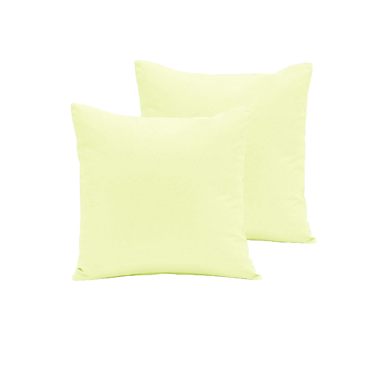 V442-END-PILLOWC-POLYCOTTON-BUTTERCUP-EU-98786-00 Pair of Polyester Cotton European Pillowcases Buttercup - Image 1