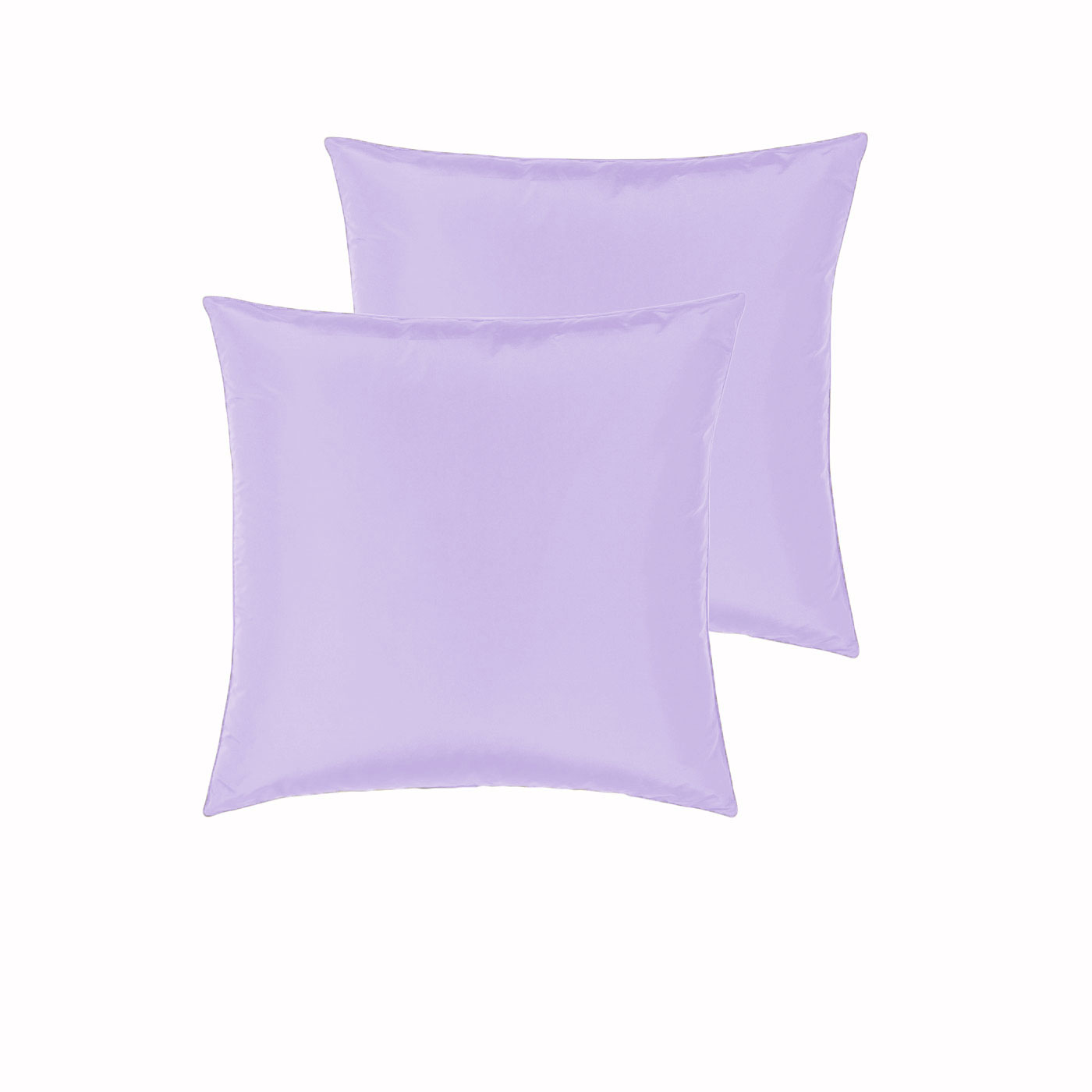 V442-END-PILLOWC-SATIN-LILAC-EU-98810-00 PepperMIll Satin European Pillowcases ( Pair ) LILAC - Image 1