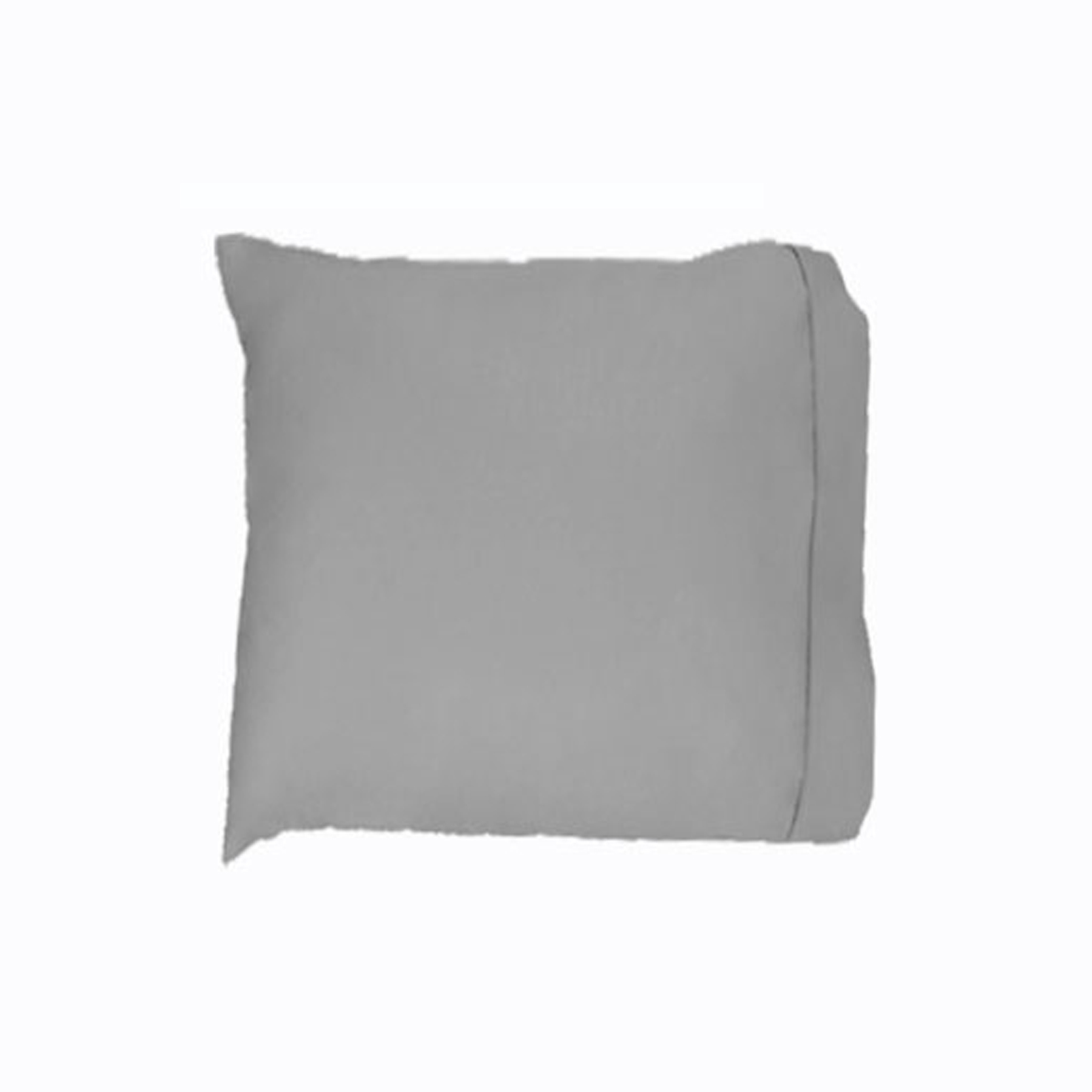 V442-ERT-PILLOWC-250TC-PEWTER-EU-78121-00 Easyrest 250tc Cotton European Pillowcase Pewter - Image 1