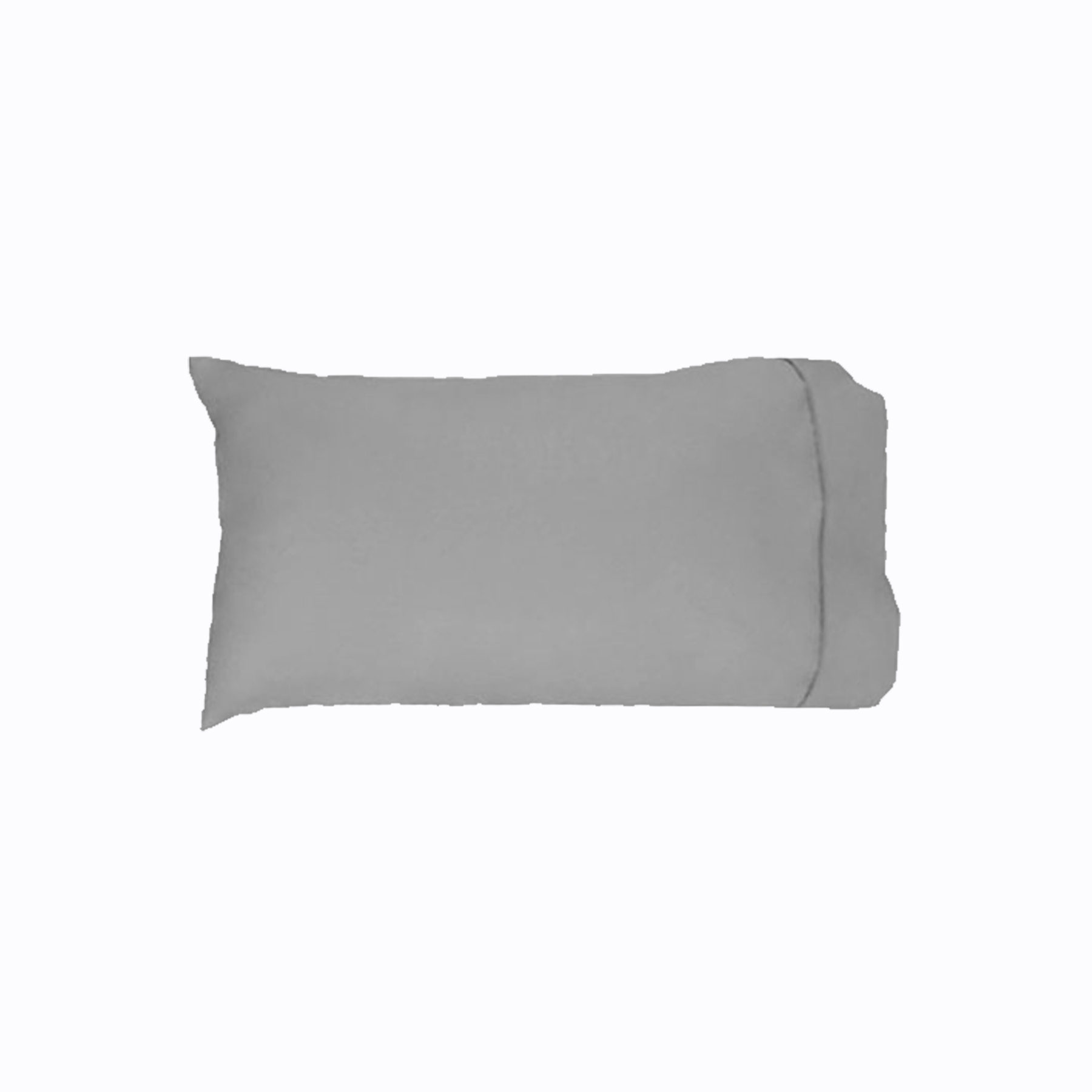 V442-ERT-PILLOWC-250TC-PEWTER-KI-78120-00 Easyrest 250tc Cotton King Pillowcase Pewter - Image 1