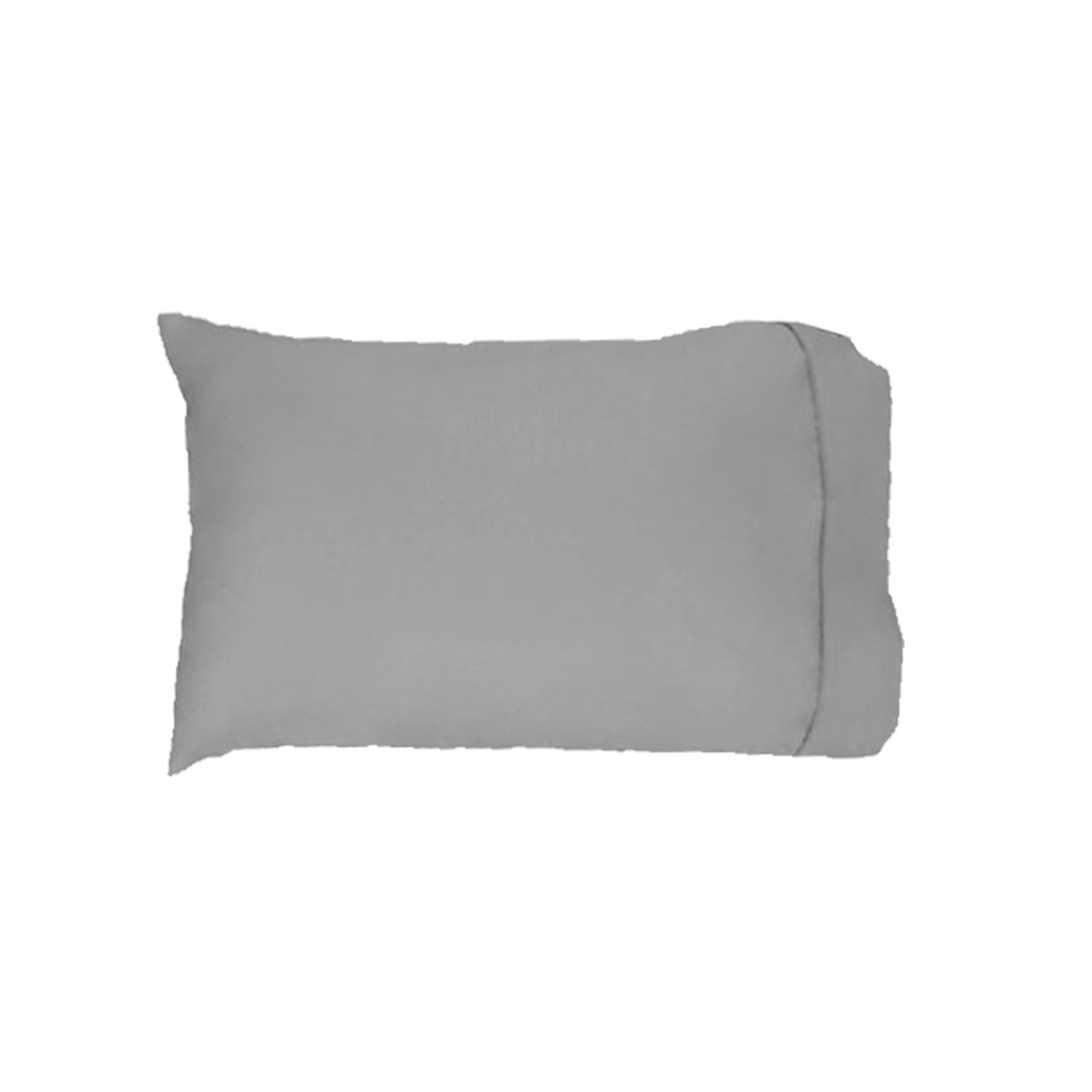 V442-ERT-PILLOWC-250TC-PEWTER-ST-78119-00 Easyrest 250tc Cotton Standard Pillowcase Pewter - Image 1