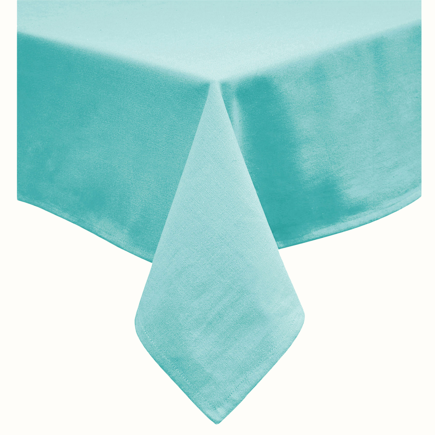 V442-GNA-TABLEC-COTTON-360OB-LIGHTTURQUOISE-117573-00 Hoydu Cotton Blend Table Cloth 170cm x 360cm - LIGHT TURQUOISE - Image 1