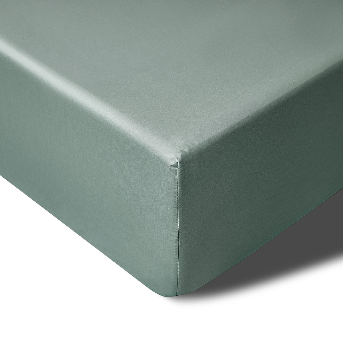 V442-HIN-FITTEDS-BAMBOOCOTTON50CM-SAGE-KI-190168-00 Accessorize 400TC Sage Bamboo Cotton Mega / Super Fitted Sheet 50cm Wall King - Image 1