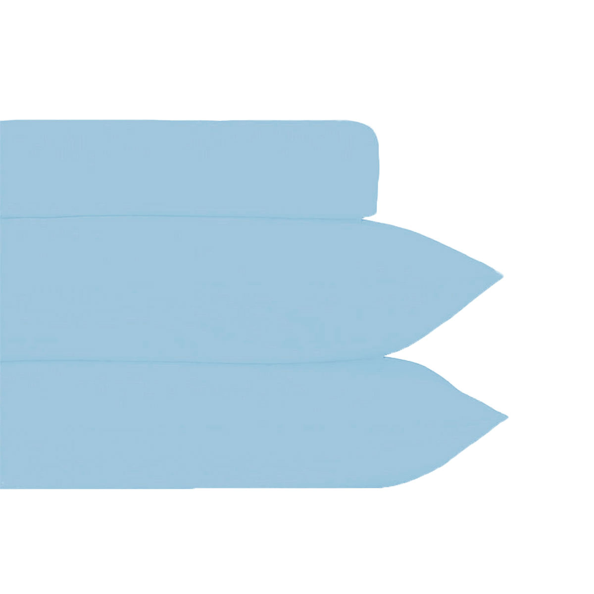 V442-HIN-FITTEDSS-PLAINDYEPOLYCOTTON-BLUE-DS-213282-00 Plain Dyed Polyester Cotton Combo Set Blue Double - Image 1