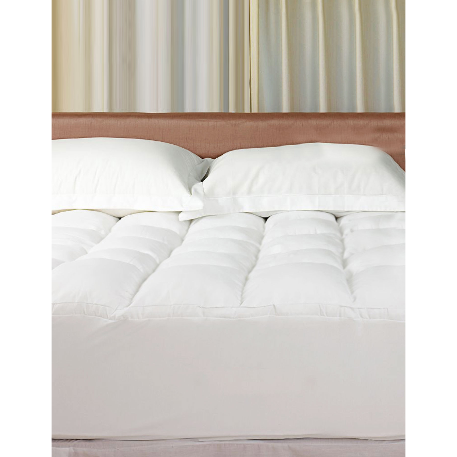 V442-HIN-MATTRESSP-900GSM-WHITE-SB-82417-00 Big Sleep 900GSM Mattress Topper - Single - Image 1