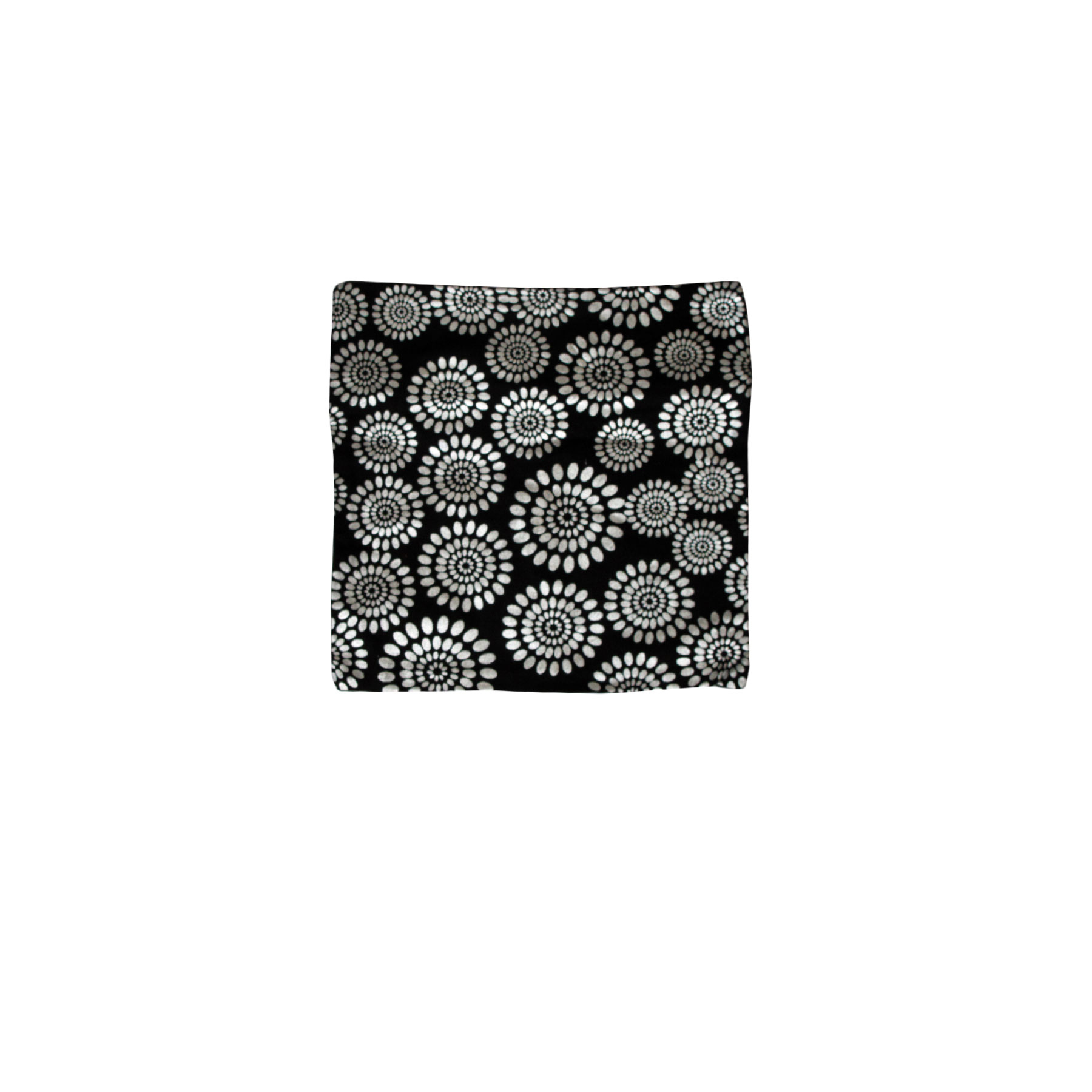 V442-IDC-CUSHIONC-DIANA-BLACK-SQ-78229-00 Small Designed Square Cushion Cover 30 x 30 cm Diana - Image 1