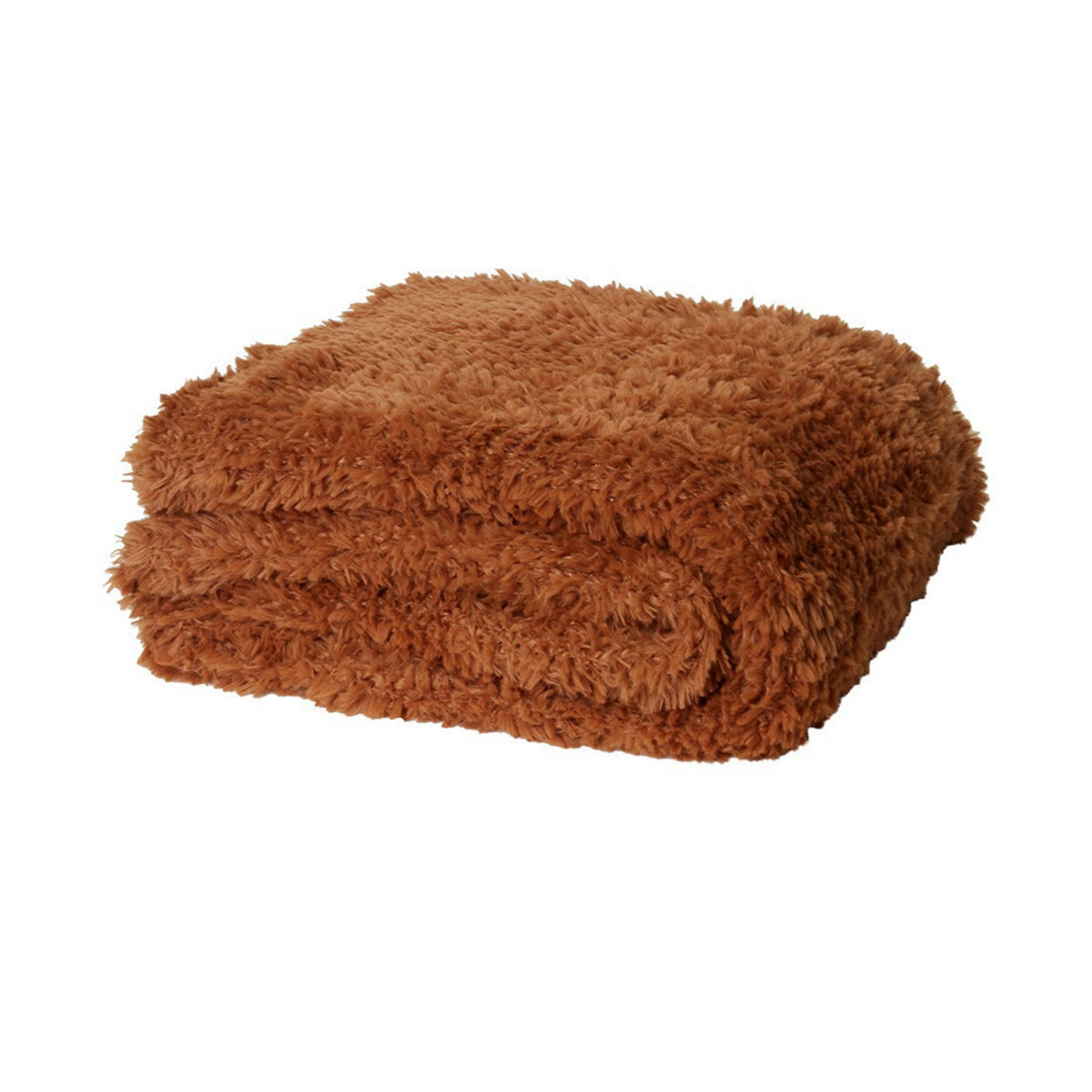 V442-IDC-THROW-EVE160-AMBER-RE-78708-00 J.Elliot Home Eve Fur Knitted Throw Amber - Image 1