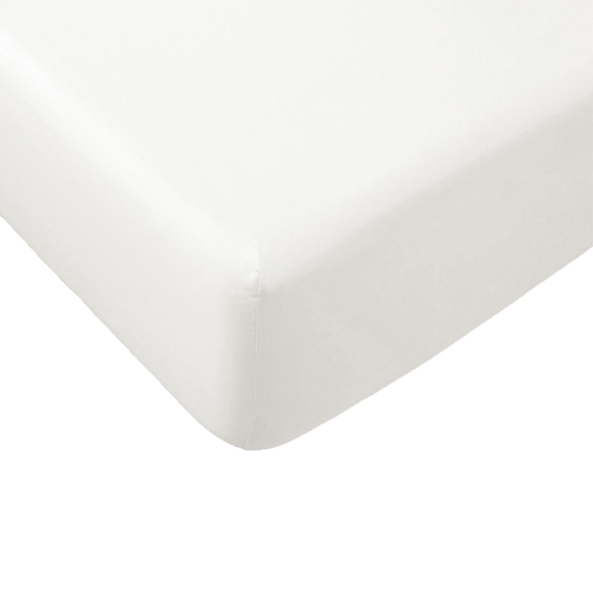 V442-INT-FITTEDS-POLYCOTTON33-IVORY-DS-145774-00 Essentially Home Living Polyester Cotton Fitted Sheet 33cm Wall Double Ivory - Image 1