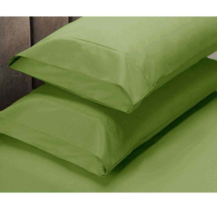 V442-INT-FITTEDSS-225TCBASICS-LIME-KI-141917-00 Apartmento 225TC Fitted Sheet Set King Lime plus 2 Pillowcases - Image 1