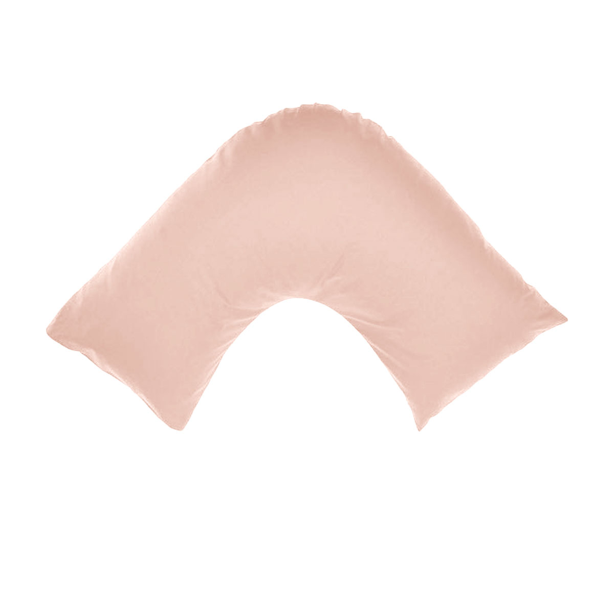 V442-INT-PILLOWC-300TC-PINK-TR-202785-00 Algodon 300TC Cotton V Shape Pillowcase Pink - Image 1