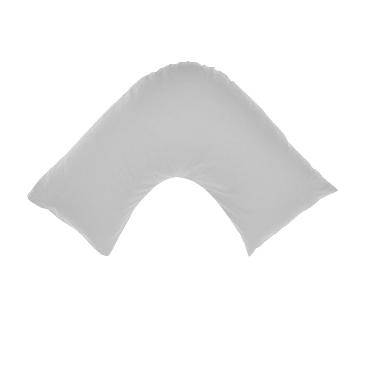 V442-INT-PILLOWC-300TC-SILVER-TR-141525-00 Algodon 300TC Cotton V Shape Pillowcase Silver - Image 1