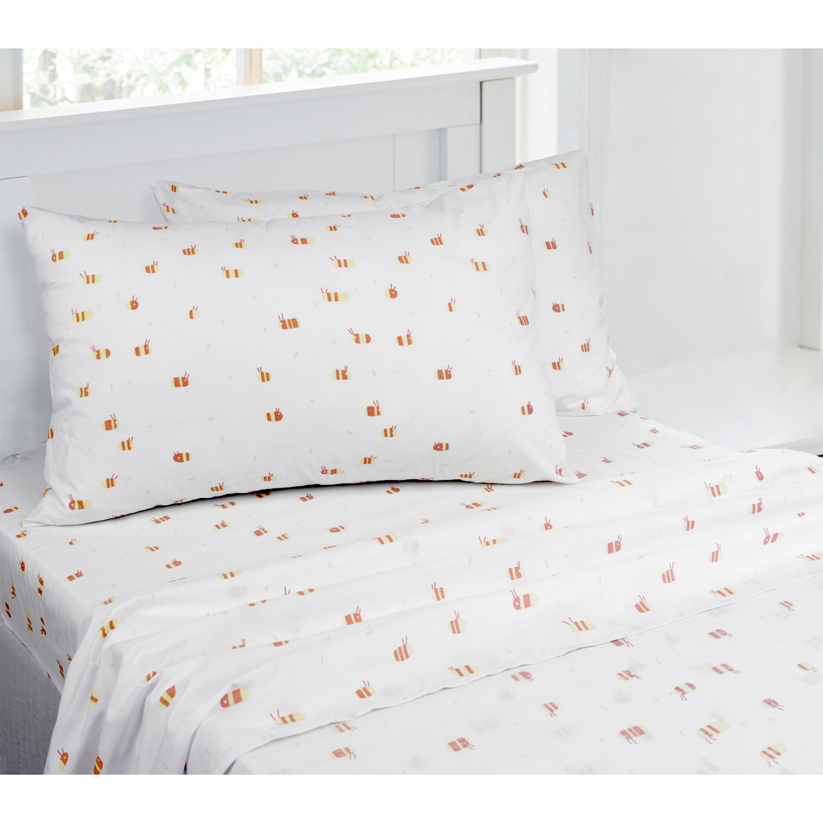 V442-INT-SHEETS-BUMBLE-MULTI-KS-143715-00 Bumble Multi Printed Sheet Set King Single - Image 1