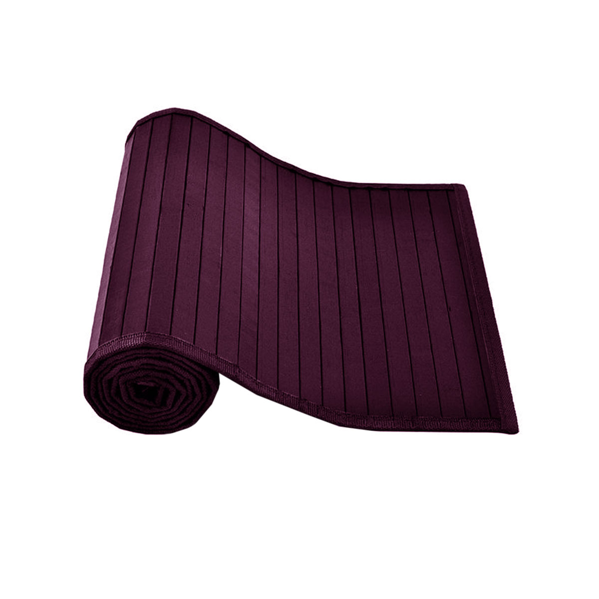 V442-JTC-TABLER-BAMBOORUNMW-PURPLE-RE-145738-00 Broad Slat Bamboo Table Runner 140 x 33cm Purple - Image 1