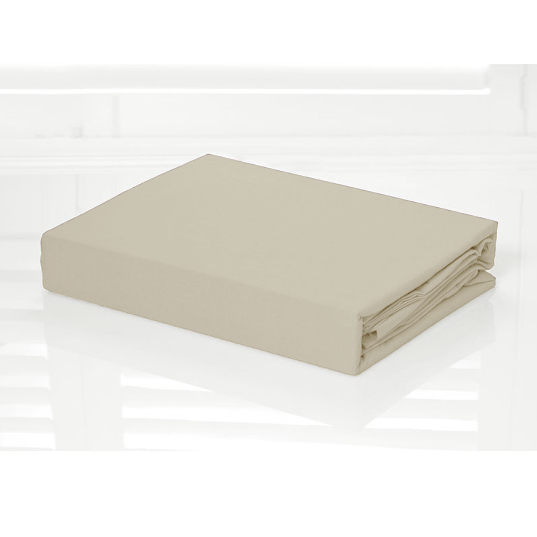 V442-KIT-FITTEDS-250TCCOMBO-BONE-QS-146462-00 Kingdom 250TC Cotton Combo Set Bone Queen - Image 1