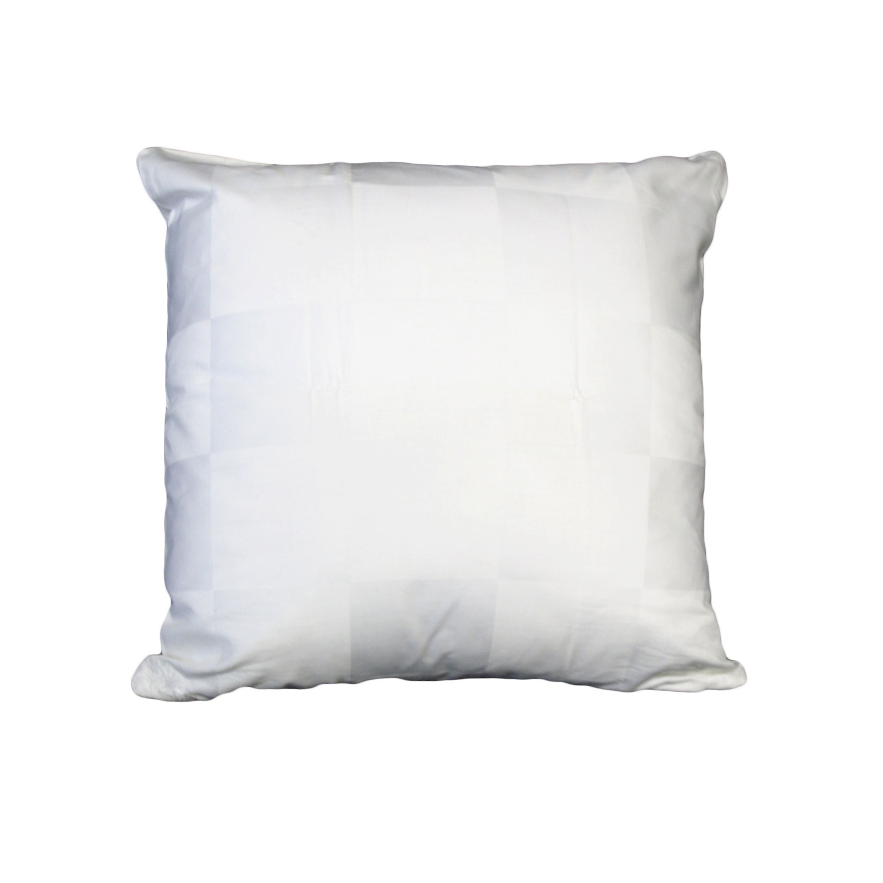 V442-ORS-CUSHIONC-DOMINIC-WHITE-SQ-208842-00 Orient Sense Dominic White Gingham Jacquard Cushion Cover 45cm x 45cm - Image 1