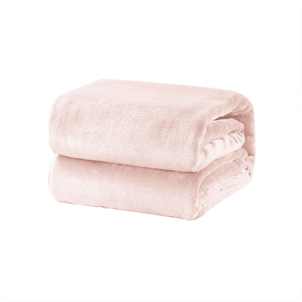 V442-STT-BLANKET-25MICROFLANNELPLUSH-BLUSH-SB-202503241615-00 Super Soft Micro Flannel Plush Blanket Single 150 x 220 cm Blush - Image 1
