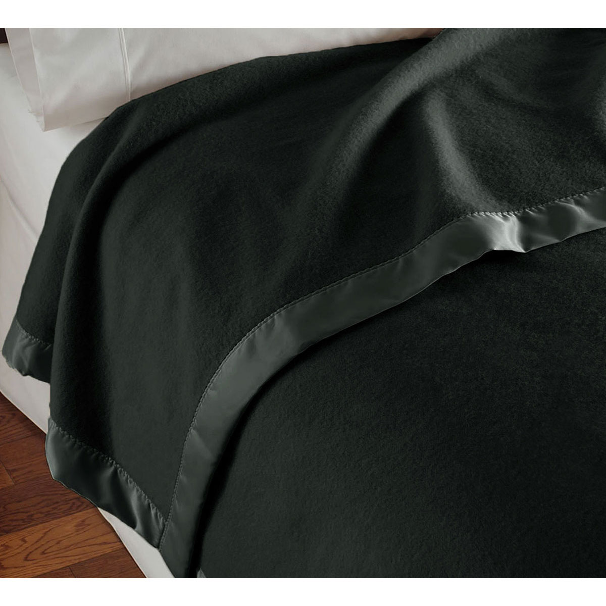 V442-STT-BLANKET-400GSMWOOL-CHARCOAL-QS-209123-00 400GSM Luxury Wool Blanket Charcoal Queen - Image 1