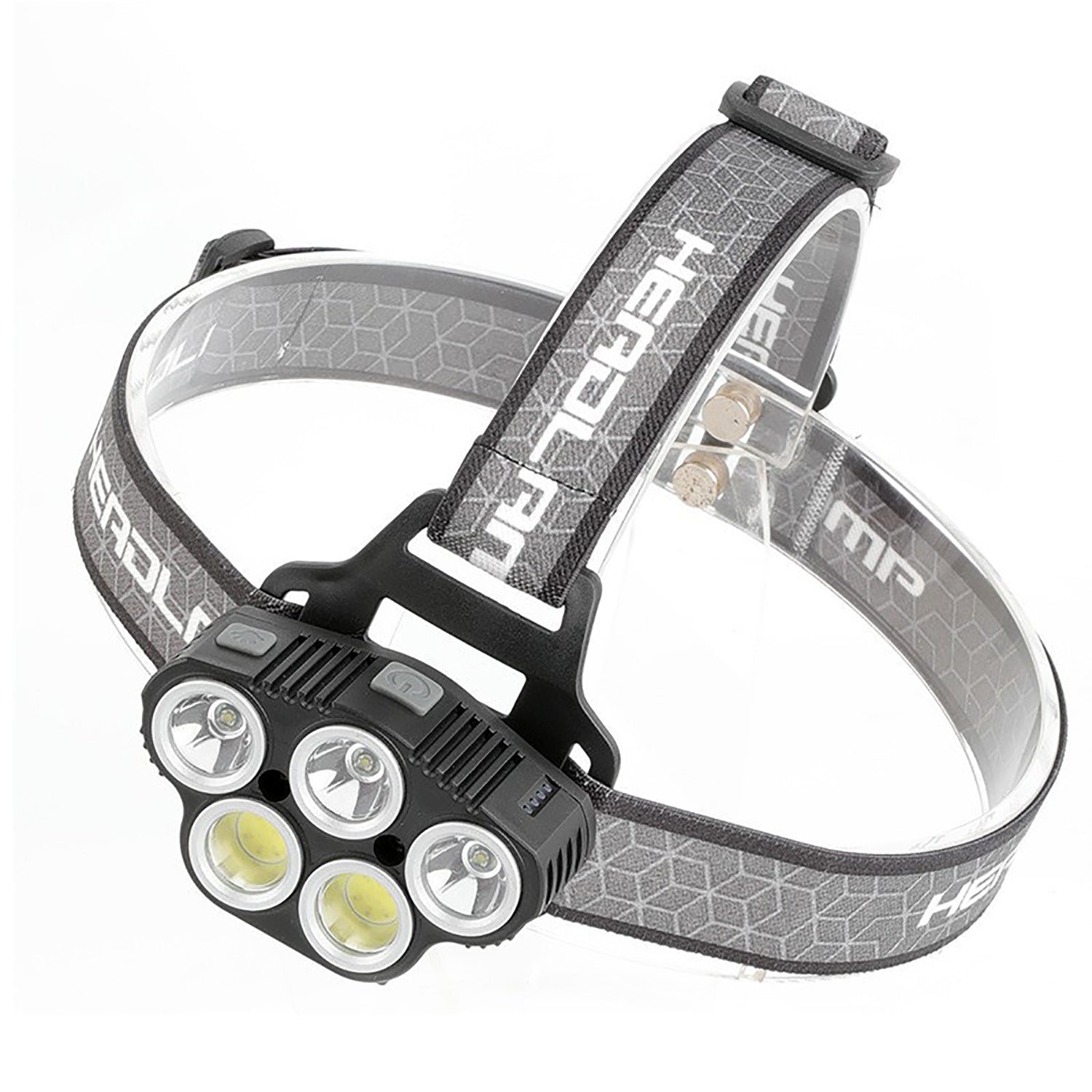 V462-TO-45-01-115105-00 6 Modes LED Head Torch Induction Headlight Camping COB Infrared Strong Lights - Image 1