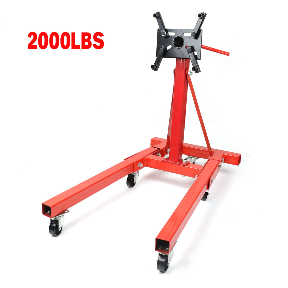 V465-59150-118430-00 900kg Engine Stand Heavy Duty Industrial Workshop Cars Auto Crane Hoist - Image 1