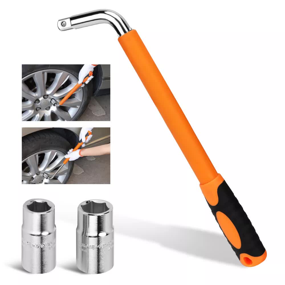 V465-84077-213306-00 3Pcs Telescoping Lug Wrench 17/19mm 21/23MM Extendable Lug Wrench Tire Wrench - Image 1
