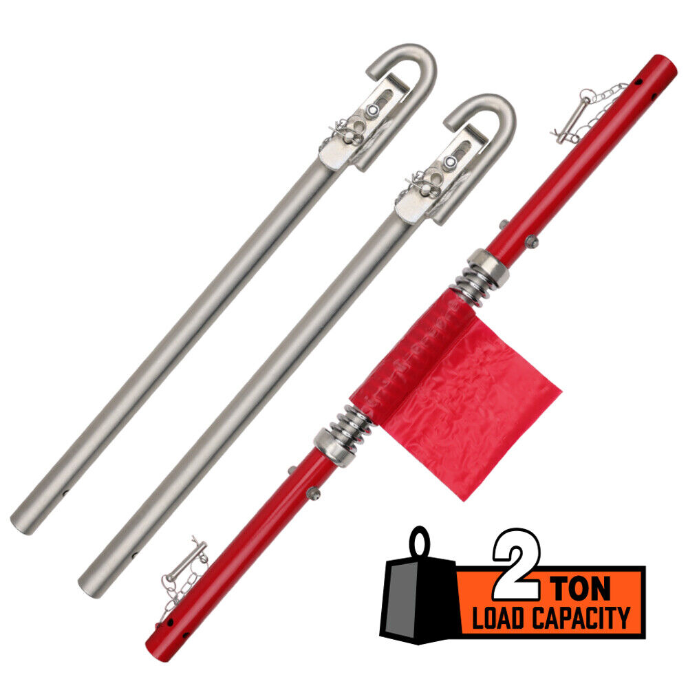 V465-90069-98470-00 3Pcs 2 Ton Trailer Hitch 186cm Heavy Duty Tow Bar 4wd Trailer Spring Buffer Au - Image 1