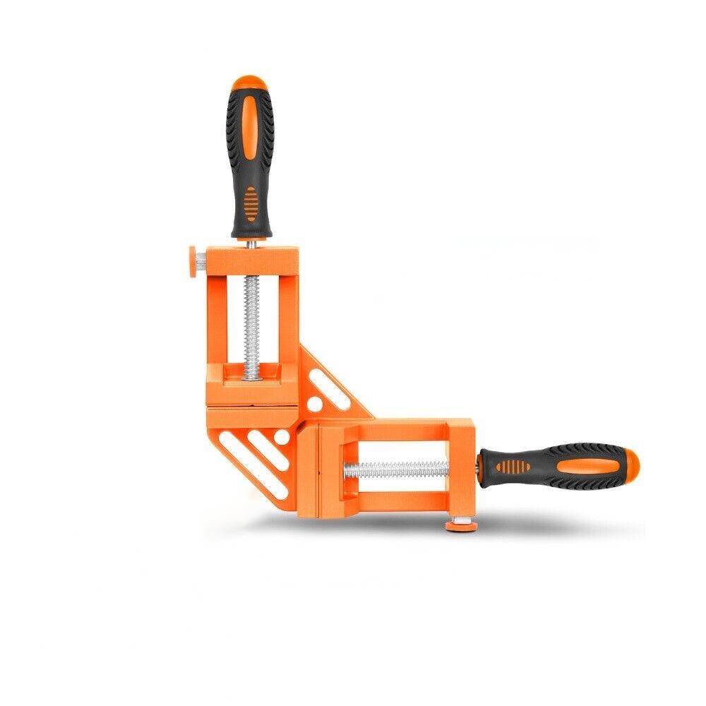V465-93747-AU-5-22PC-85410-00 90° Degree Corner Clamp Welding Vice Woodworking Alloy Body With Quick Release - Image 1