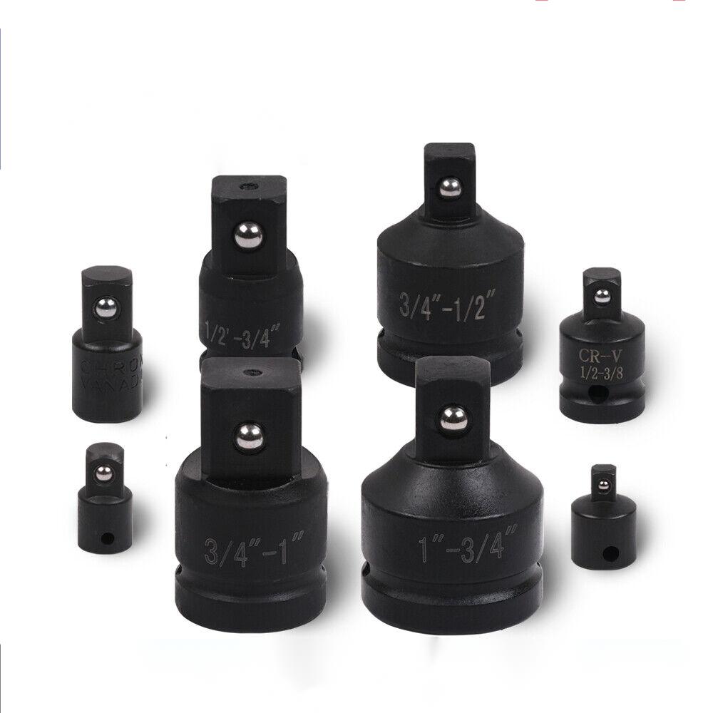 V465-SDY-0008-85432-00 8Pc Impact Socket Reducer Set Heavy Duty Adaptor For Ratchet Wrench With Case - Image 1